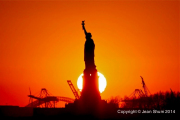 Sunset by Lady Liberty