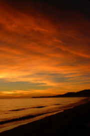Sunrise at Carbon Beach, Ca